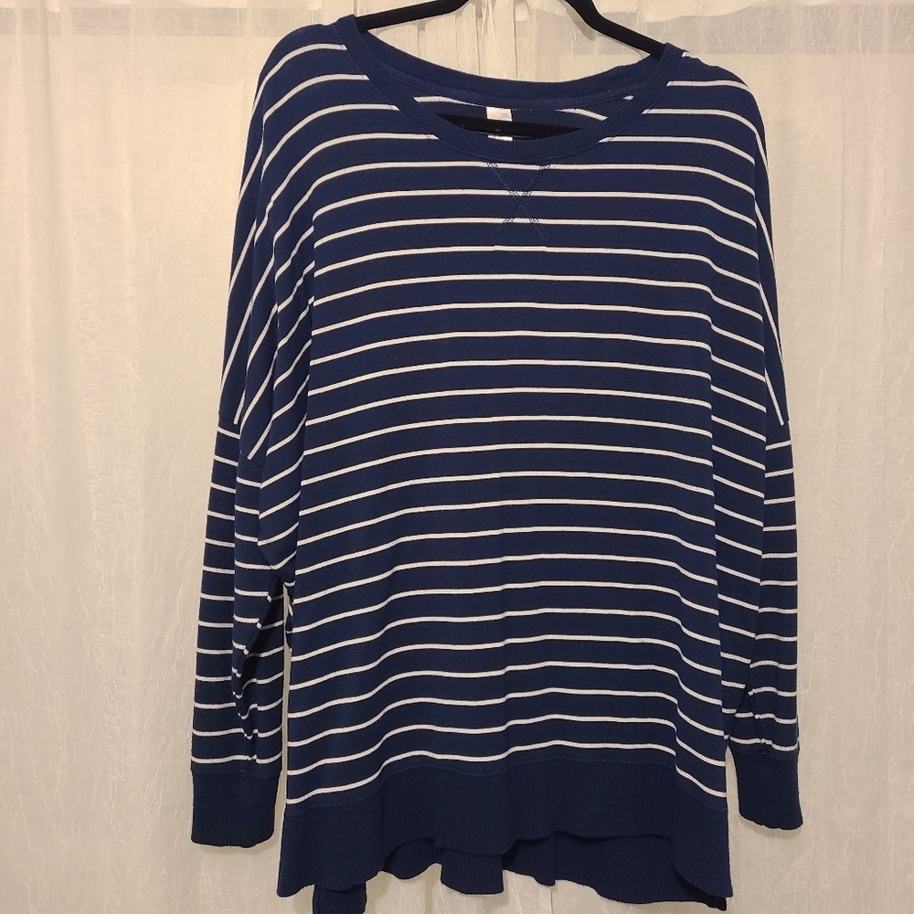 3 for $20 clearout Sale!!!Secret Treasures Navy Striped Top